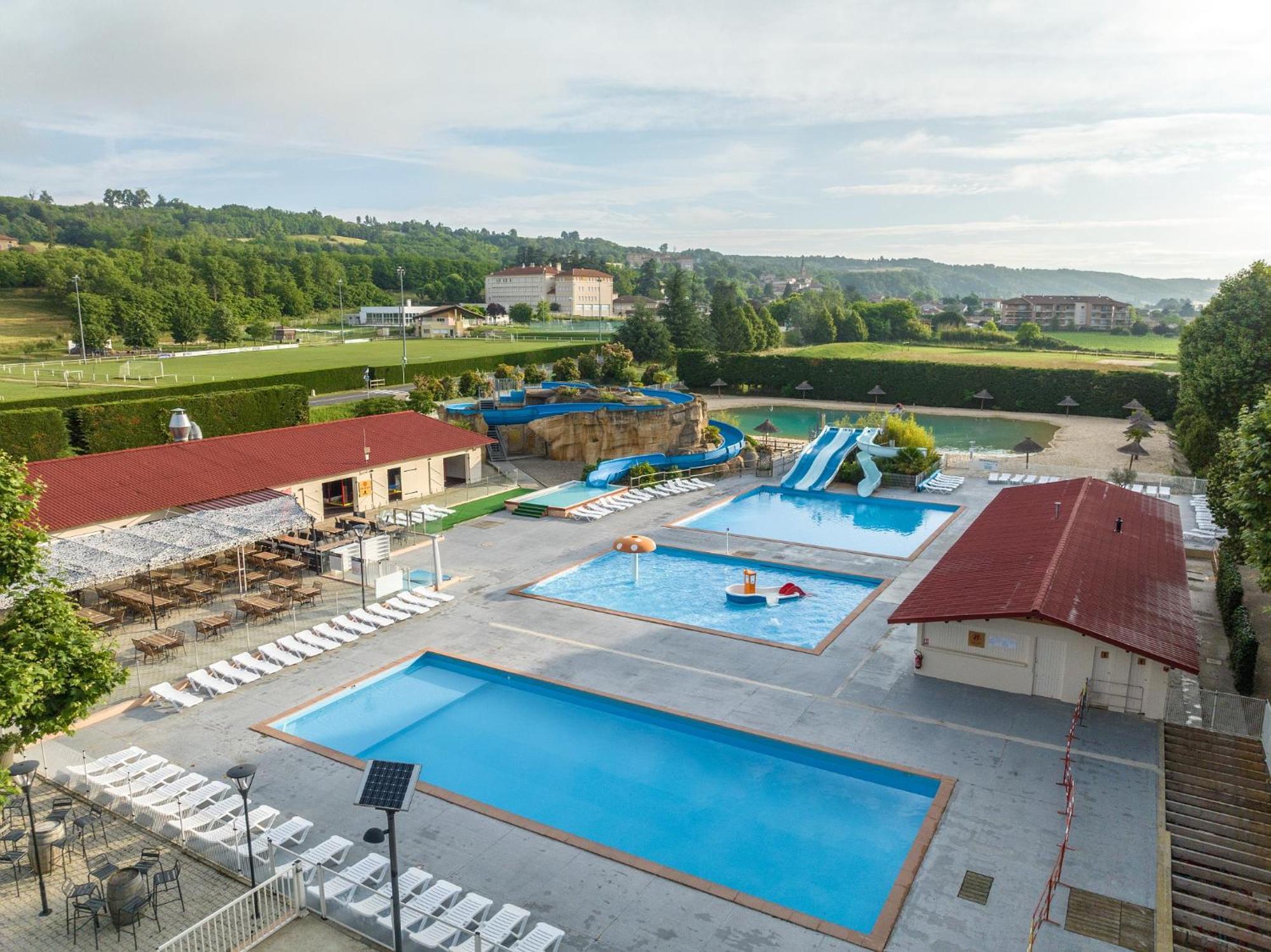 Camping Chateau De Galaure Chateauneuf-de-Galaure Eksteriør bilde